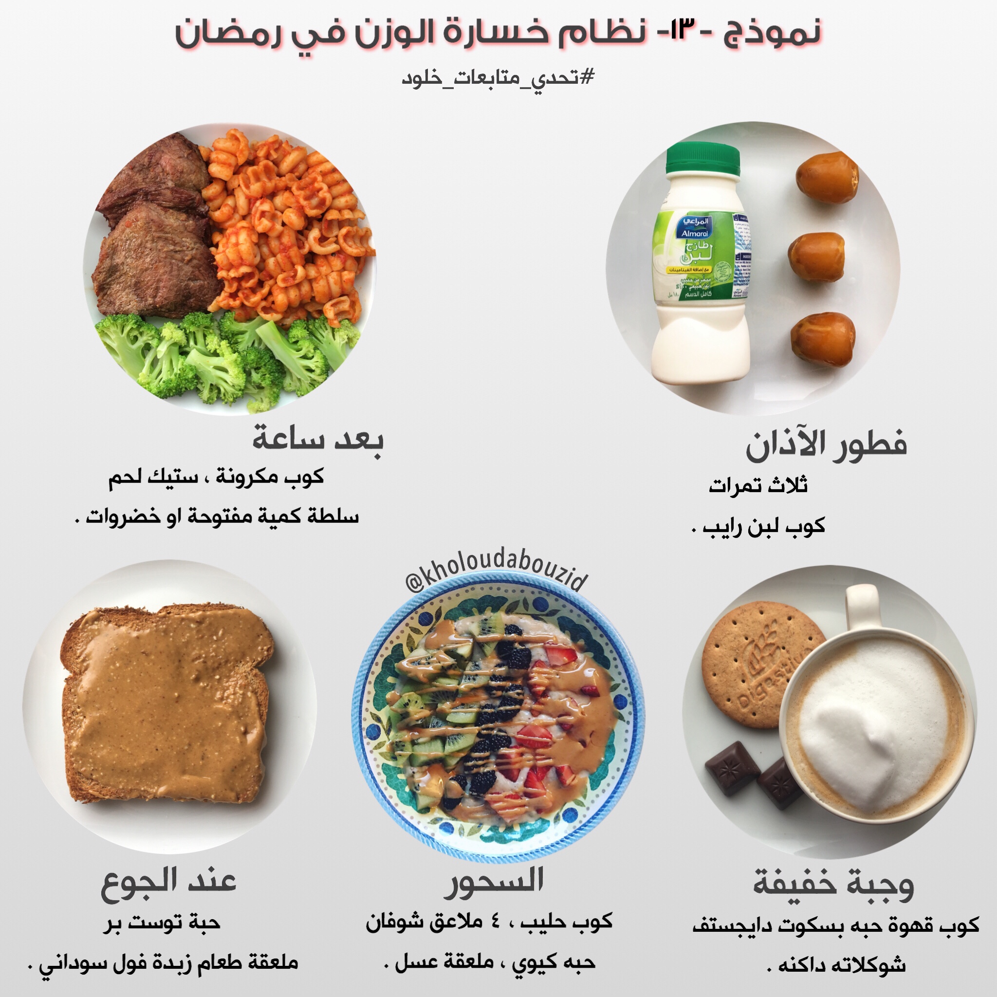 افضل نظام غذائي في رمضان لانقاص الوزن رجيم رمضان لخسارة 5 كيلوجرام في